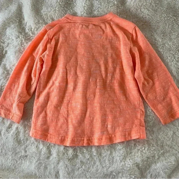 Okie Dokie 2T orange Big Bro long sleeve shirt - Picture 2 of 4